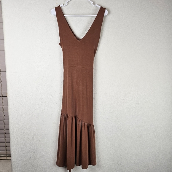 Banana Republic Brown Sleeveless Tie Belt Dress - Picture 2 of 10